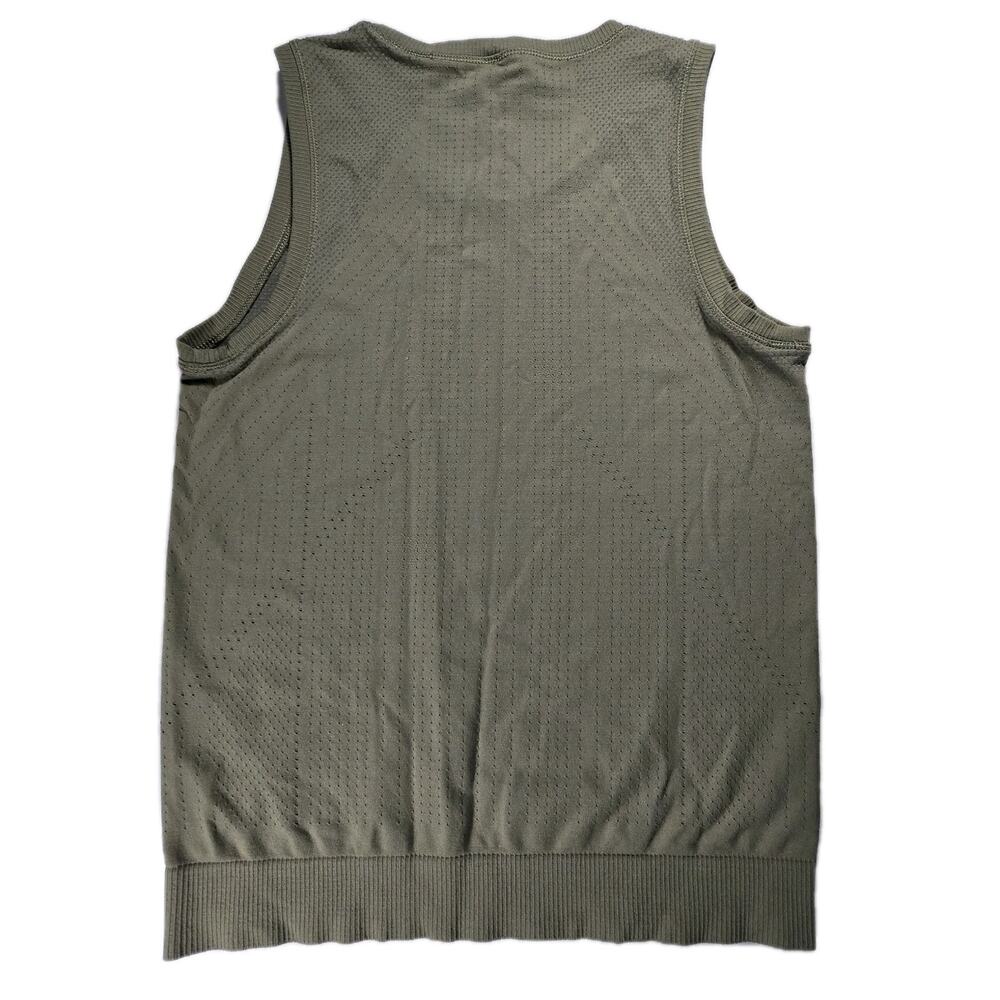 Athleta Momentum Seamless Perforated Tank Olive Sage Green XS S657685 Yoga Run - Picture 3 of 6